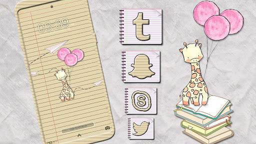 Paper Plane Launcher Theme screenshot 5