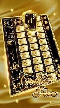 Golden rose diamond Keyboard screenshot 2