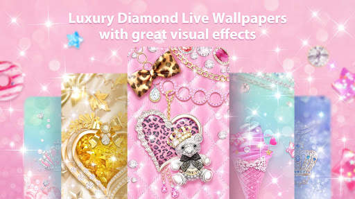 Luxury Diamond Live Wallpaper & Launcher Themes screenshot 1