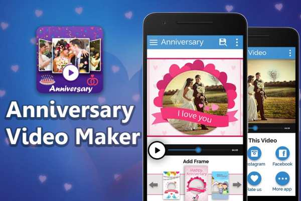 Anniversary Video Movie Maker screenshot 1
