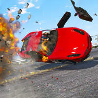 Car Crash Beamng Boom Driving logo