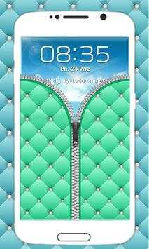 Diamond Zipper Lock Screen screenshot 3