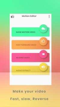 Video Motion Editor : Slow/Fast Motion & Reverse screenshot 1