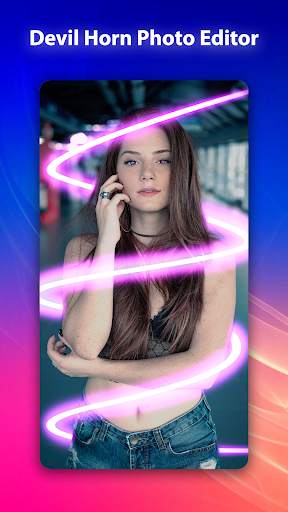 Devil Horn Photo Editor | Neon Horns Devil screenshot 4