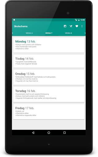 Skolschema – schemat i mobilen screenshot 6