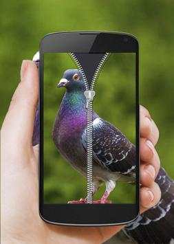 Bird Zip Screen Lock screenshot 2