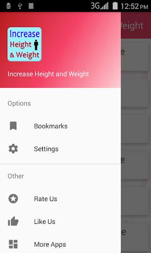 Increase Height and Weight screenshot 2