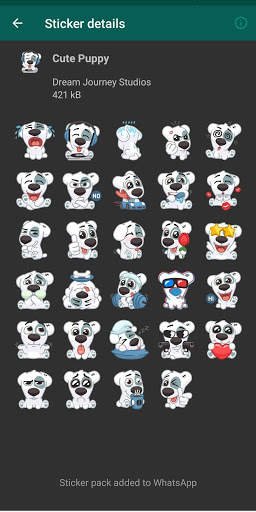 Best Cute & Funny Dogs Stickers For Whatsapp 🐶 screenshot 3
