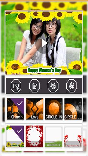 Women's Day 2021 Video Status Maker : Women Status screenshot 2