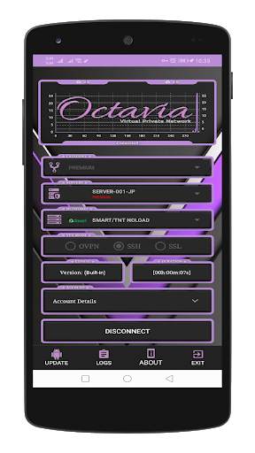 Octavia VPN PRO screenshot 1