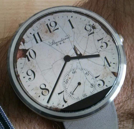 Old Standard Watch Face 4 تصوير الشاشة