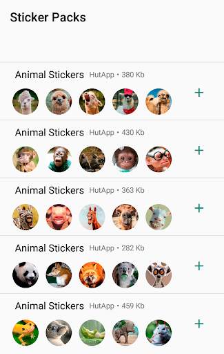 Animal Stickers for WhatsApp screenshot 5