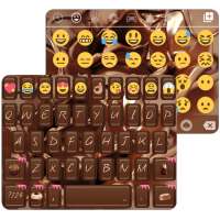 Chocolate Emoji Keyboard Theme on 9Apps