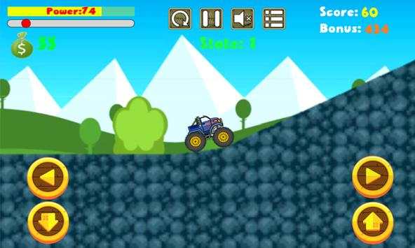 Mad Truck - Hill Racing Car Climb 2 screenshot 3
