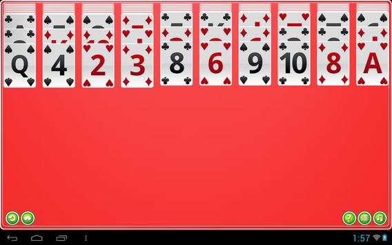 Spider Solitare screenshot 1