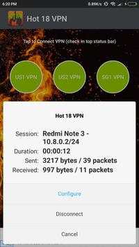Hot 18 VPN - Free Real VPN screenshot 6