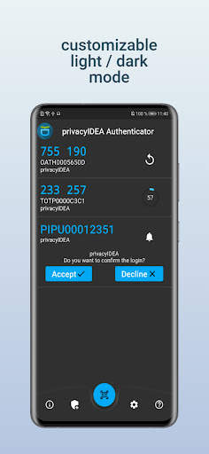 privacyIDEA Authenticator screenshot 5