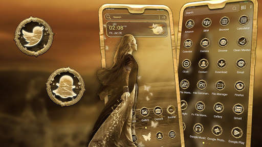Gothic Angel Launcher Theme screenshot 1