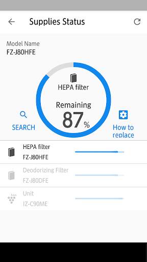 SHARP AIR APP screenshot 5