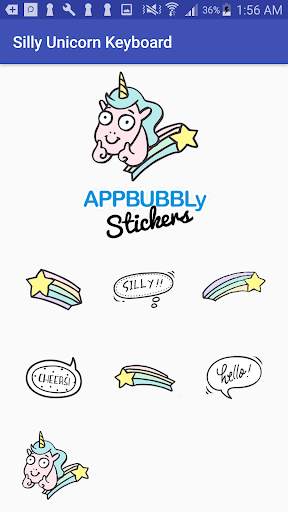 Silly Unicorn Emoji Keyboard Stickers for Gboard screenshot 4