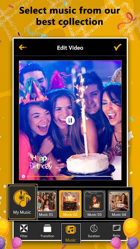 Happy Birthday Video Maker screenshot 6
