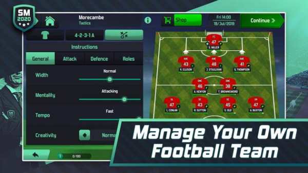 Soccer Manager 2020 screenshot 2