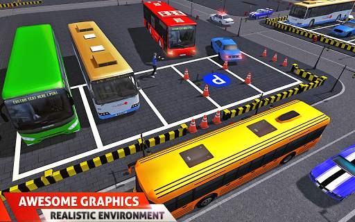 Modern Bus Drive Parking 3D Game - Free Bus Games screenshot 4