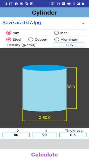 cone calculator screenshot 6