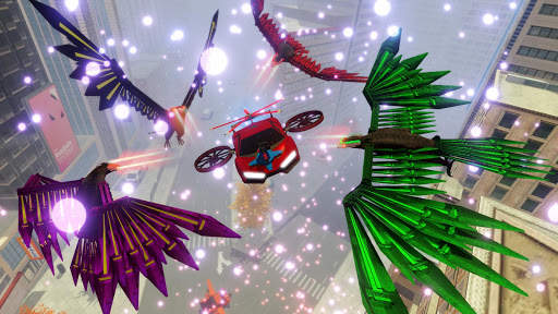 Flying Eagle Robot Car Multi Transforming Games 5 تصوير الشاشة
