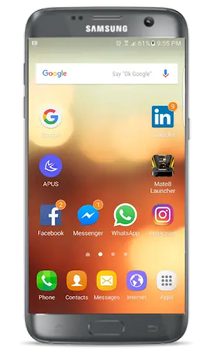 S6 Launcher and S6 edge theme screenshot 1