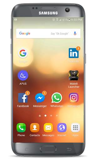 S6 Launcher and S6 edge theme screenshot 1