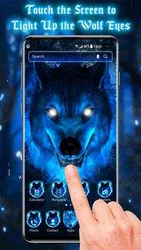 3D Ice Wolf Live Wallpaper screenshot 2