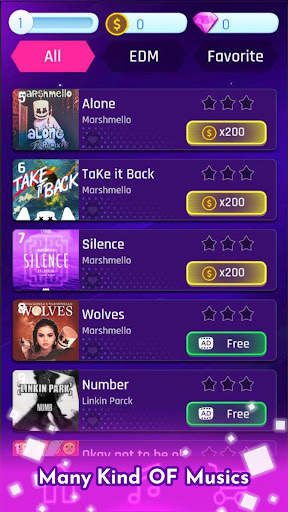 Marshmello Piano Tiles DJ screenshot 2