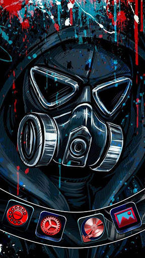 Gas, Mask Themes, Live Wallpaper screenshot 2