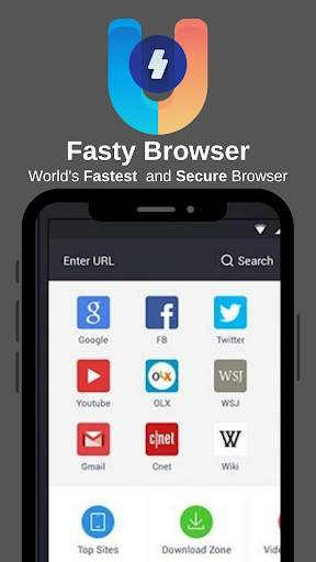 Fasty Browser screenshot 1