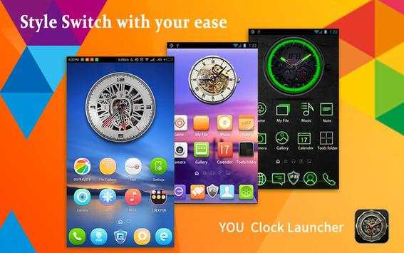 YOU Clock Launcher-Smart,Small screenshot 3