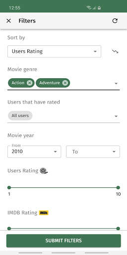 MovieRaters screenshot 2