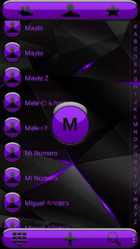 THEME FUTURA PURPLE EXDIALER screenshot 3
