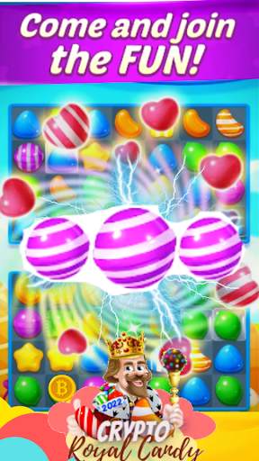Crypto Royal Candy Puzzle POP screenshot 2