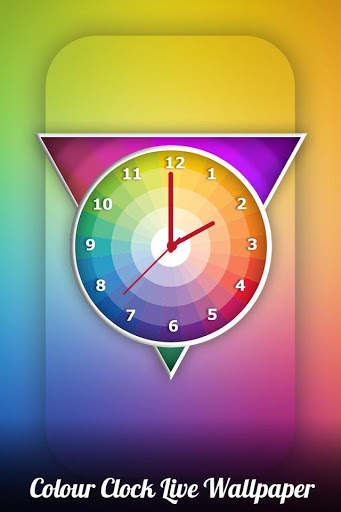 Color Clock Live Wallpaper screenshot 2