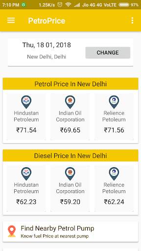 Petrol Diesel Price - Today's Live Fuel Rate screenshot 1