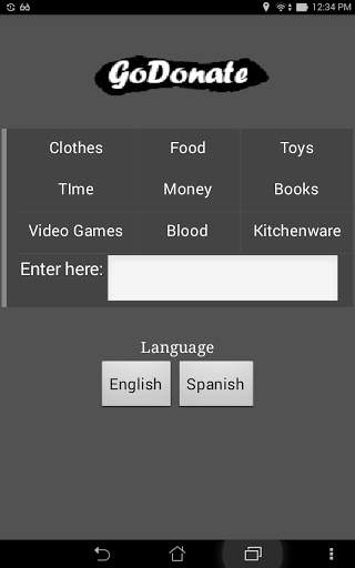 GoDonate screenshot 1