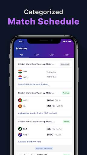 Live Cricket Score for WC 2023 screenshot 3