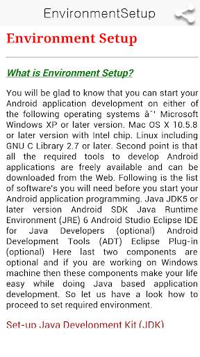 Learn Android screenshot 3