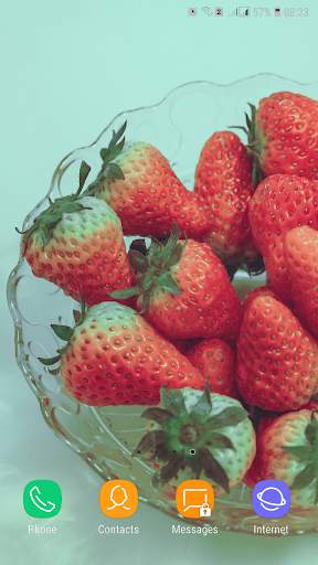 Strawberry Wallpaper 6 تصوير الشاشة