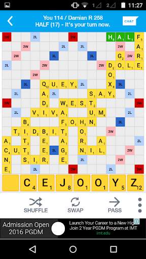 Lexulous Word Game screenshot 1