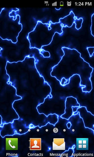 Electric Plasma Live Wallpaper screenshot 1