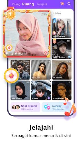 Hello Yo – Club Obrolan Suara screenshot 2