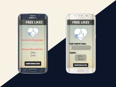 Likes for Facebook Prank screenshot 3
