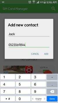 SIM Card Manager screenshot 2